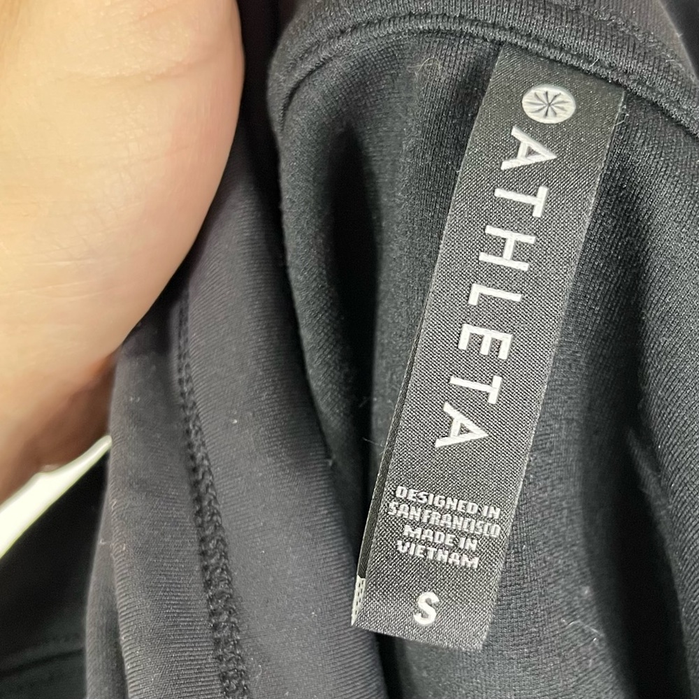 Athleta Hermosa Mock Neck Sweatshirt Size Small - Picture 7 of 9